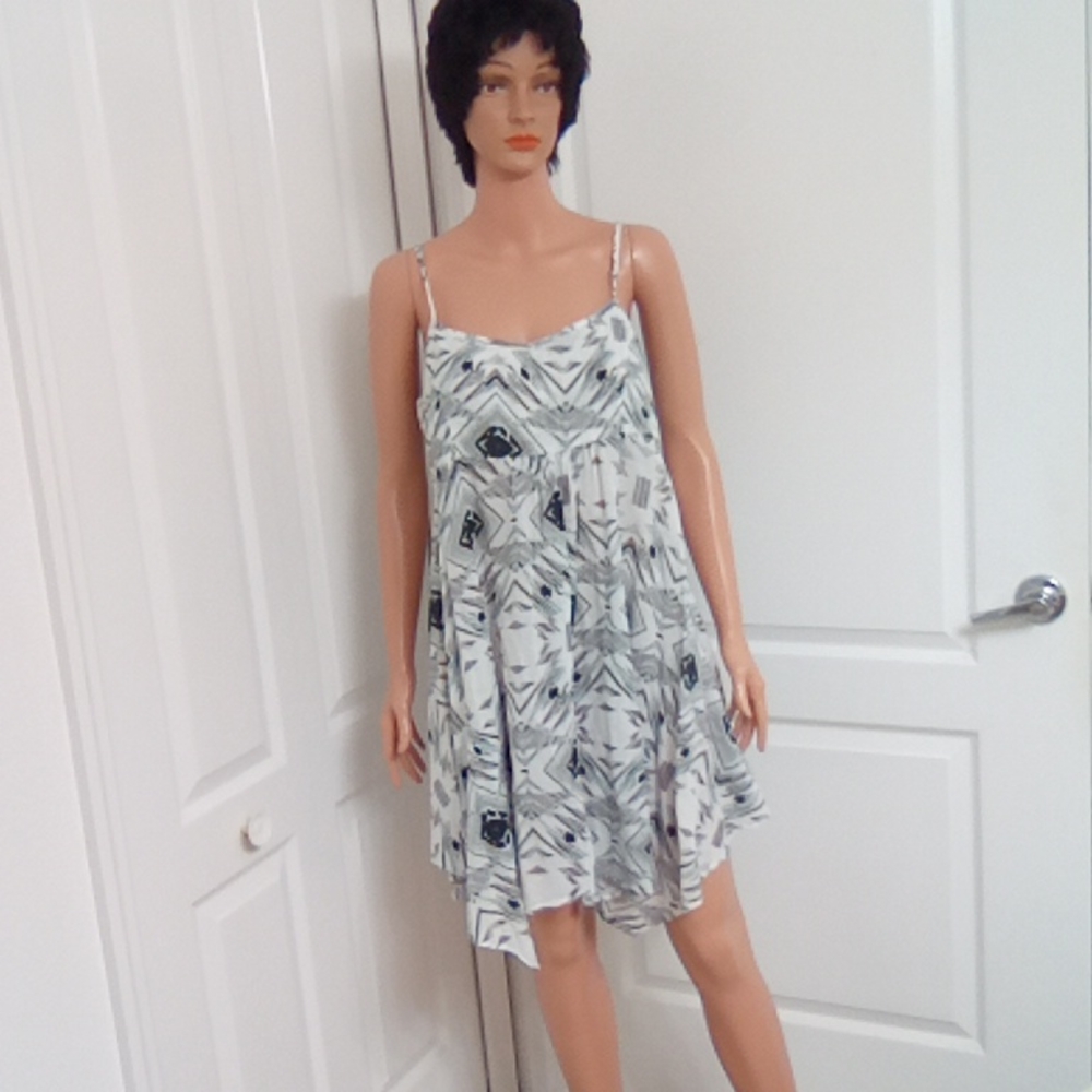 Volcom Babydoll Dress Size M 100% Cotton